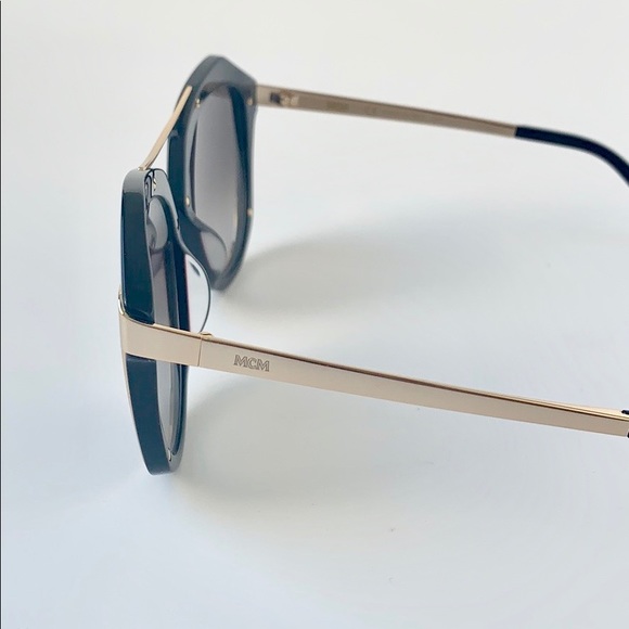 MCM Sunglasses MCM645S 733 Shiny Gold/ Black - Picture 6 of 7